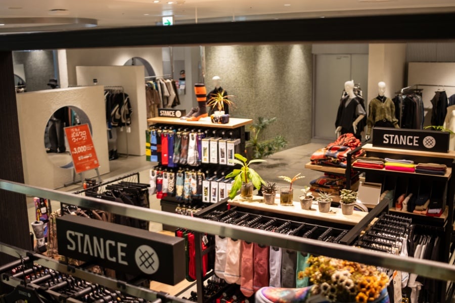 Stance socks retail store