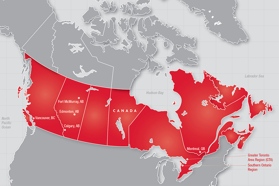 map of canadian provinces