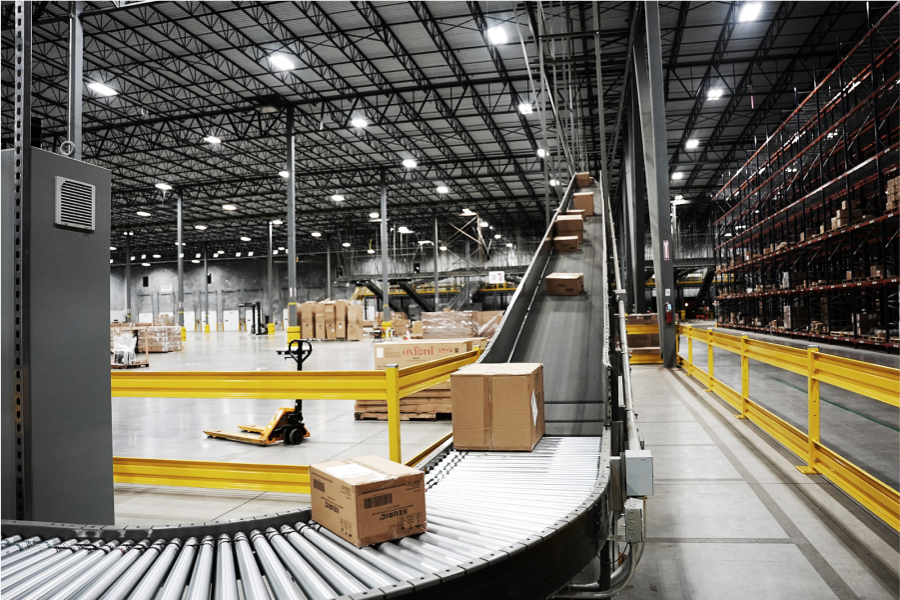 inside one of Ryder's wholesale fulfillment centers